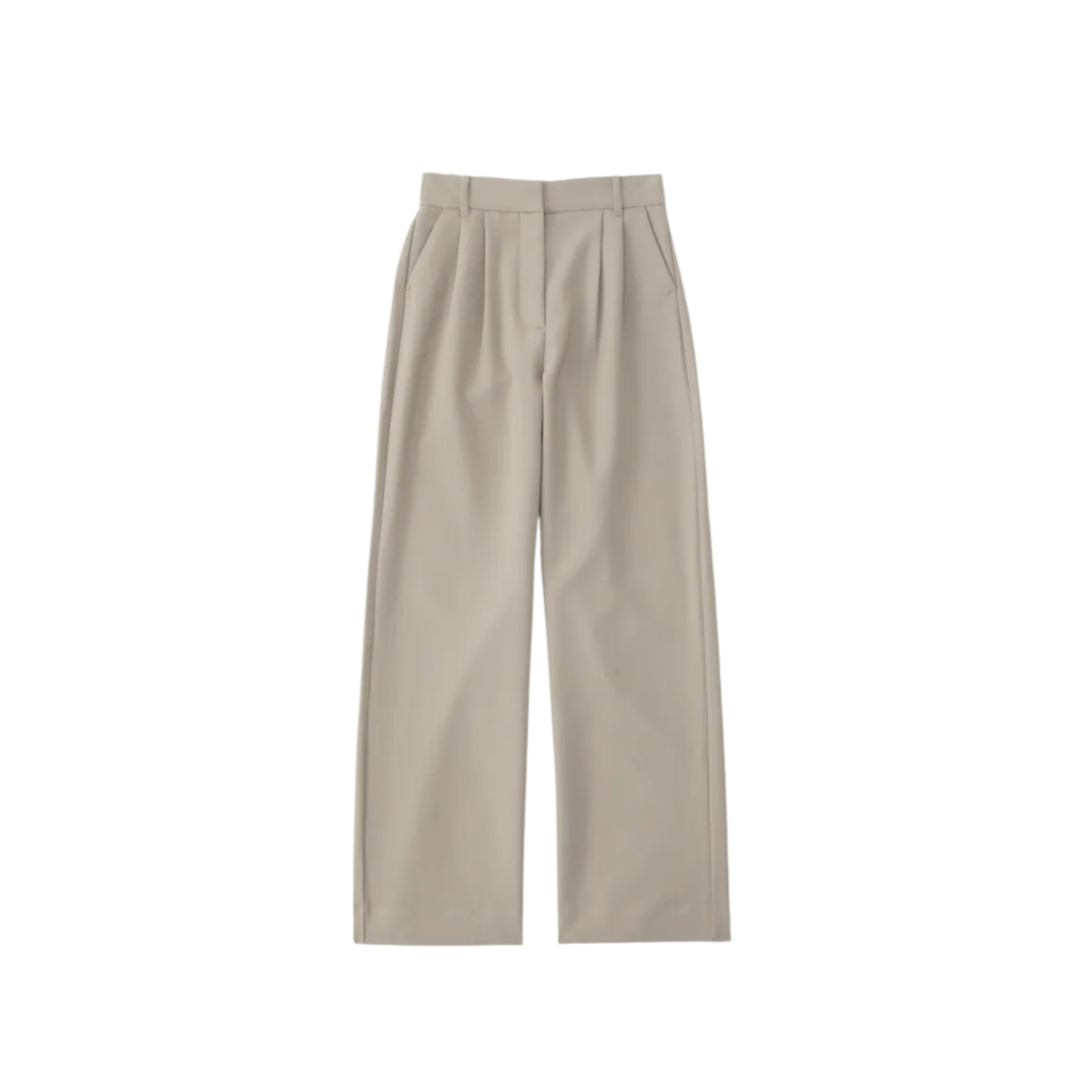 Abercrombie Sloane Tailored Pant - Med Brown